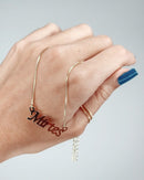 Seu Nome em Joia: Colar Personalizado com Toque de Luxo e Desejo - Banhado a Ouro 18k